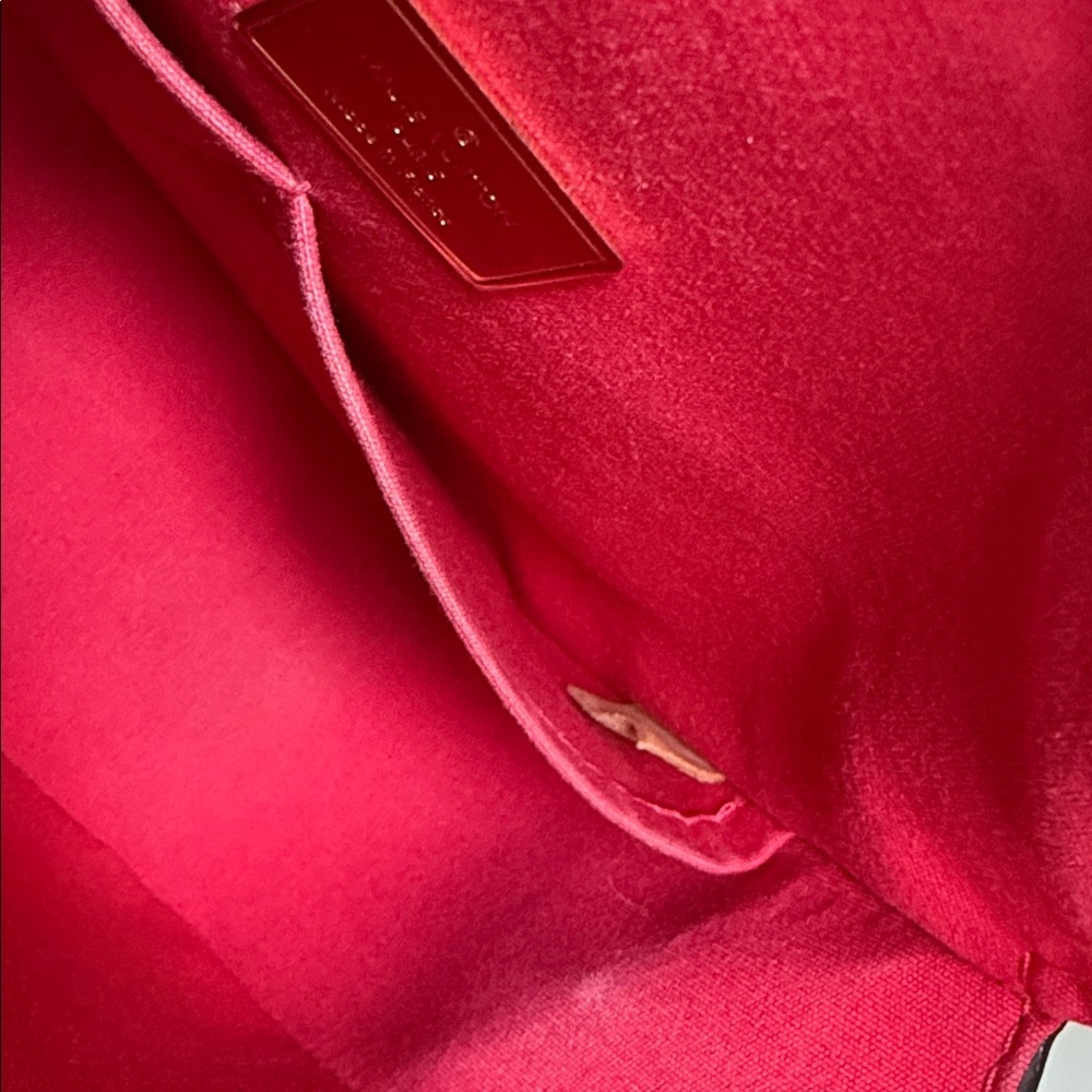 Louis Vuitton Pasadena Handbag Red AUTHENTIC #SR2156 - Picture 11 of 15
